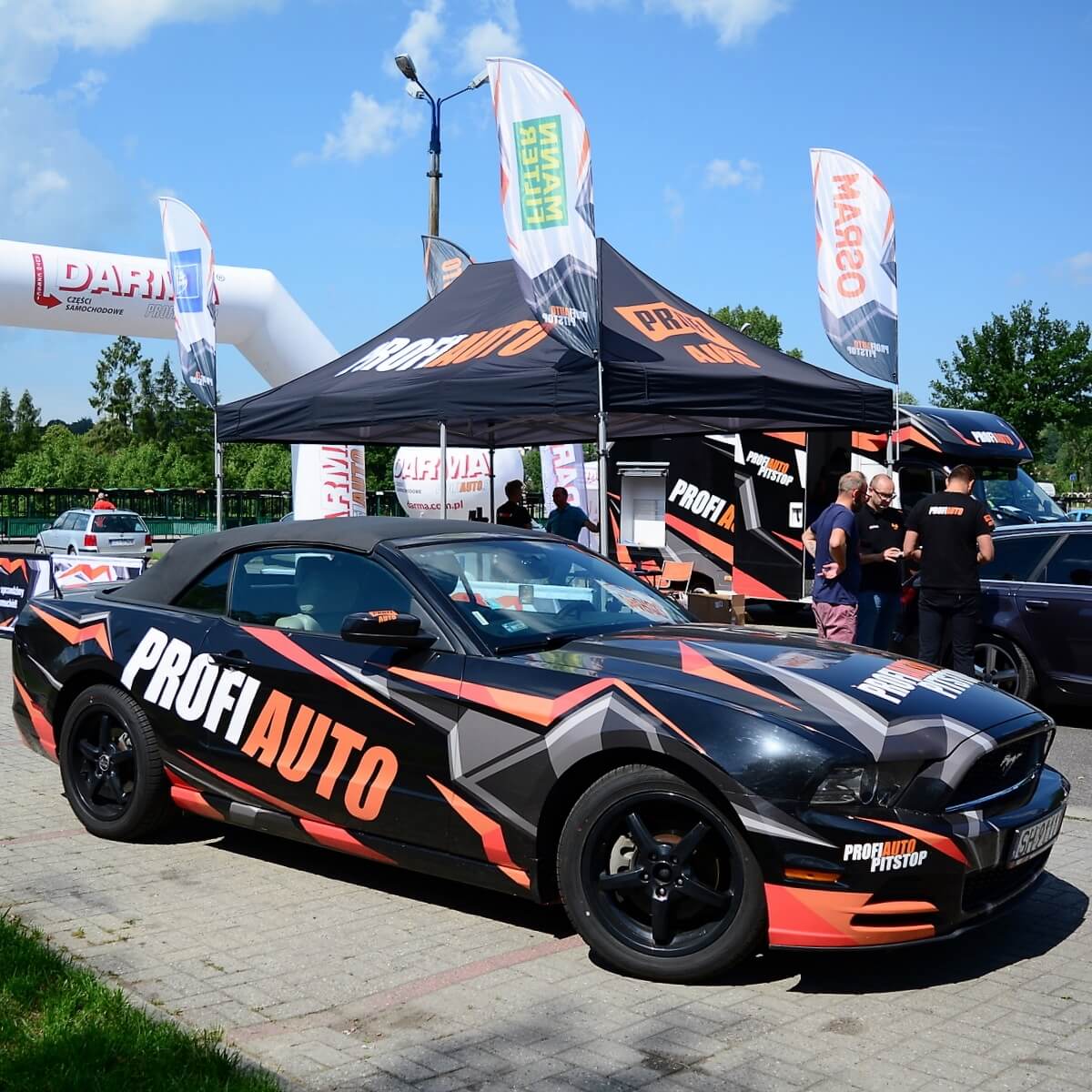 Nůžkový stan Octa Pro 4x6 s celopotiskem - profiauto